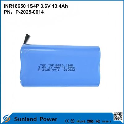 INR18650 1S4P3.6V 13.4Ah Kombinasi sempurna dari kapasitas tinggi dan tegangan tinggi
