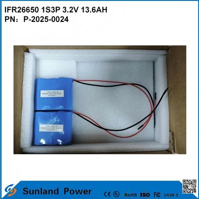 Baterai IFR26650 1S3P 3.2V 10.2Ah dalam Jumlah Besar, Tersedia untuk Sistem Penyimpanan Energi OEM, Peralatan Listrik, dan Daya Cadangan