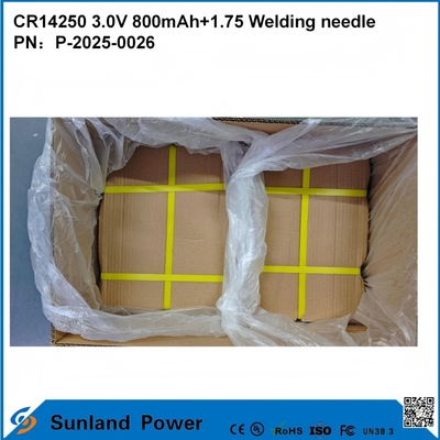 CR14250 3.0V 800mAh+1.75 Jarum las dapat digunakan untuk meter pintar, meter air, meter listrik, meter gas, cadangan memori, memori CMOS, RTC (Jam Waktu Nyata), sensor alarm nirkabel