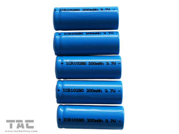 ICR10280 Baterai Lithium Ion Cylindrical 3.7V 200mAh Umur Panjang