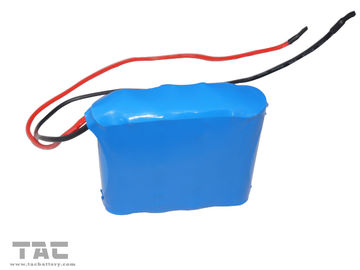 Blue PVC 12V LiFePO4 Battery Pack LFR18650 1500MAH Untuk Solar Lantern