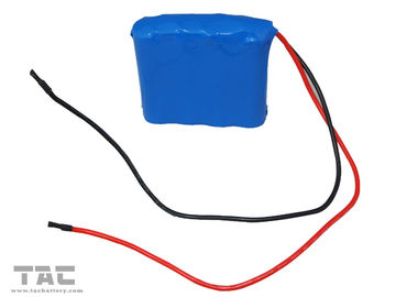 Blue PVC 12V LiFePO4 Battery Pack LFR18650 1500MAH Untuk Solar Lantern