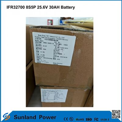 Baterai IFR32700 8S5P 25.6V 30AH Digunakan Untuk Robot Logistik Robot Bergerak Otonom Kendaraan Berpandu Otomatis Sistem Penggantian Baterai Forklift Otomatis Baterai