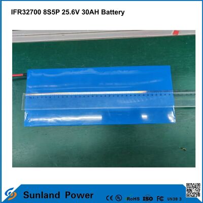 Baterai IFR32700 8S5P 25.6V 30AH Digunakan Untuk Robot Logistik Robot Bergerak Otonom Kendaraan Berpandu Otomatis Sistem Penggantian Baterai Forklift Otomatis Baterai
