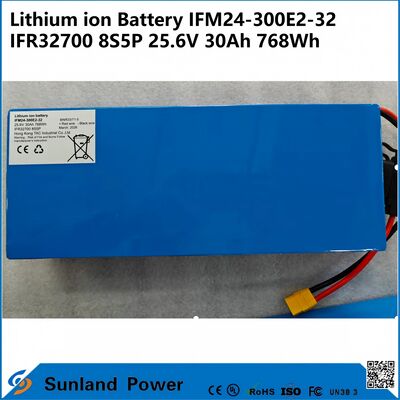 IFM Pro 25.6V 30Ah Baterai Industri   Powered by IFR32700 Cells, 8S5P, 768Wh. Dibangun untuk AGV, Robot & Solar Storage.