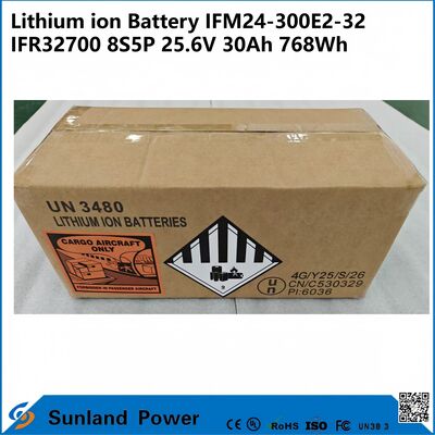 IFM Pro 25.6V 30Ah Baterai Industri   Powered by IFR32700 Cells, 8S5P, 768Wh. Dibangun untuk AGV, Robot & Solar Storage.