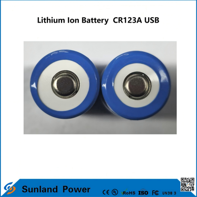 Lithium Ion Battery CR123A USB yang berlaku untuk produksi baterai lithium-ion USB yang dapat diisi ulang.