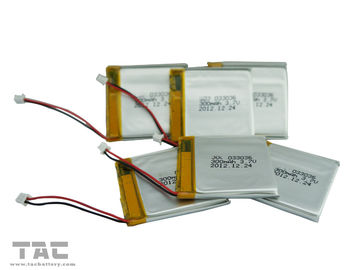 Polimer Lithium Ion Battery Cell dengan PCB Untuk HEV GSP351624 3.7V 100mAh
