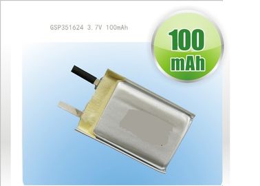Kapasitas Tinggi LP052030 3.7V 260mAh Polimer Lithium Ion Baterai untuk Komunikator