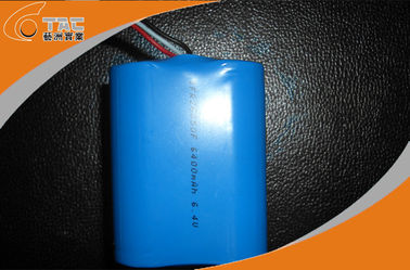 Perangkat Baterai Rechargeable IFR26650F 6400mAh 6.4V dengan Siklus Hidup Panjang