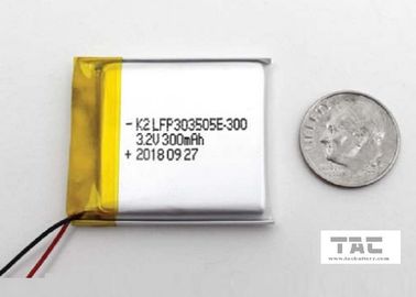 Baterai LiFePO4 3,2 Volt Ringan 300MAH LFP303505E Untuk Lampu Penambang