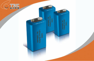 Baterai 9V Primer Lithium Li-MnO2 900mAh untuk Perangkat Medis dengan kepadatan energi tinggi