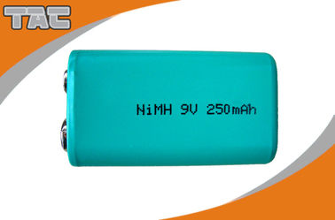 Baterai Ni MH Kapasitas Tinggi 9V 250mAh / Baterai Hidrida Nikel Rechargeable