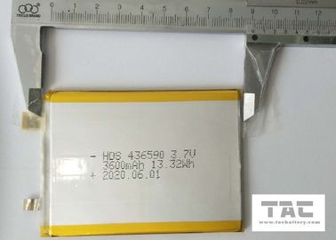 3.7v Li-Ion 3600mah 436590 Baterai Untuk Sistem Keamanan Dan Alarm