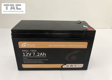 7.2Ah 12V LifePO4 Battery Pack Untuk Back Up Dan Penggantian Asam Timbal Cahaya Surya