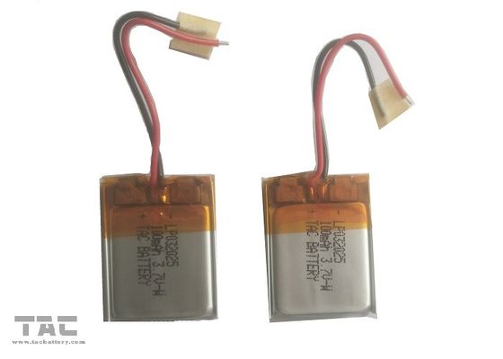LP032025 100MAH 3.7V Baterai Lithium Polimer Untuk Perangkat yang Dapat Dipakai