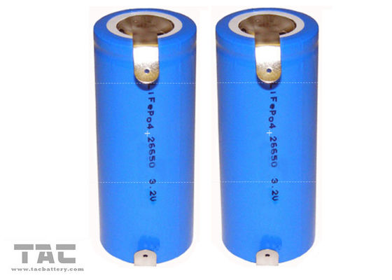 Baterai 3.2V LiFePO4 26650P 2400mAh Power Type Energy Density Cylindrical