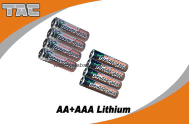 Baterai Lithium Iron Primer LiFeS2 1.5V AAA / L92 dengan Tingkat Tinggi 1100 mAh