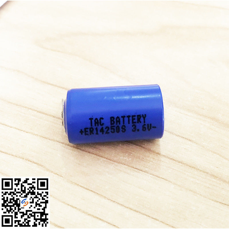 150°C Suhu Tinggi ER14250S 3.6V 900mAh Baterai Utama dengan Tab Untuk Logger Suhu