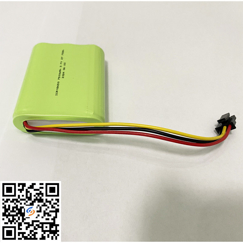 18650 Lithium Ion Battery 1S3P 3.7V 7500mAh Li-Ion Battery Packs Pass UL2054 Sertifikat