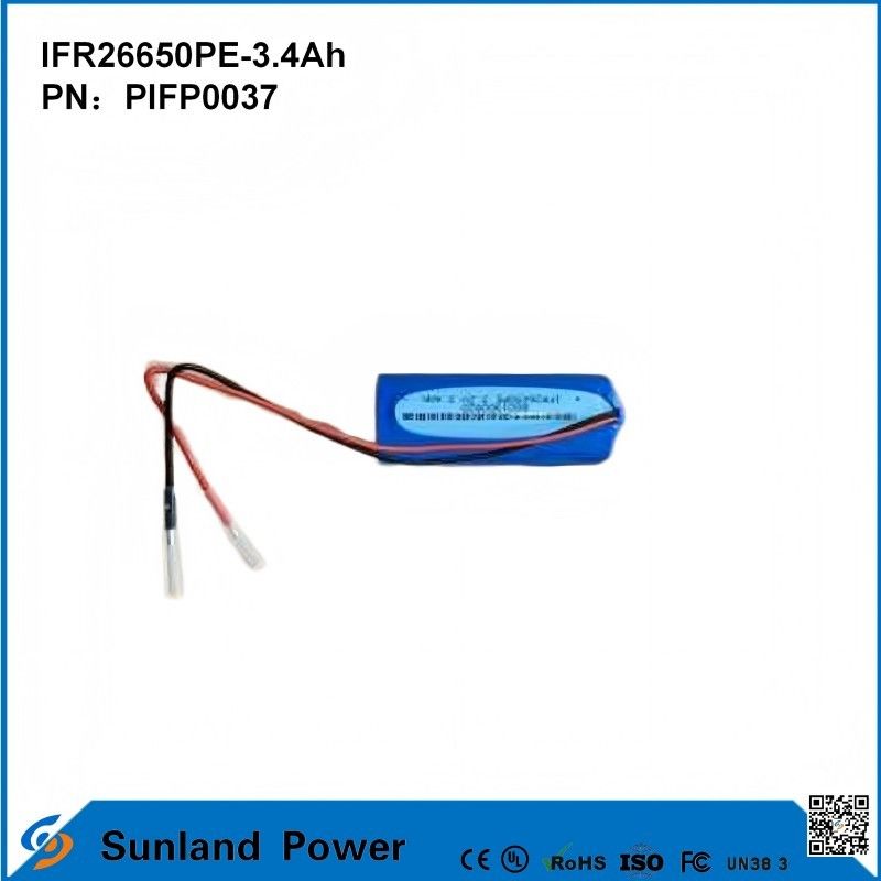 IFR26650PE-3.4Ah 3.2V LiFePO4 Baterai Sel Untuk Lampu Surya Lampu senter Lingkaran Kehidupan 2000 Kali