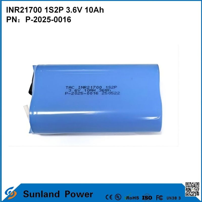 INR21700 1S2P 3.6V 10Ah High-Rate Discharge, Cocok untuk Perangkat Daya Tinggi!