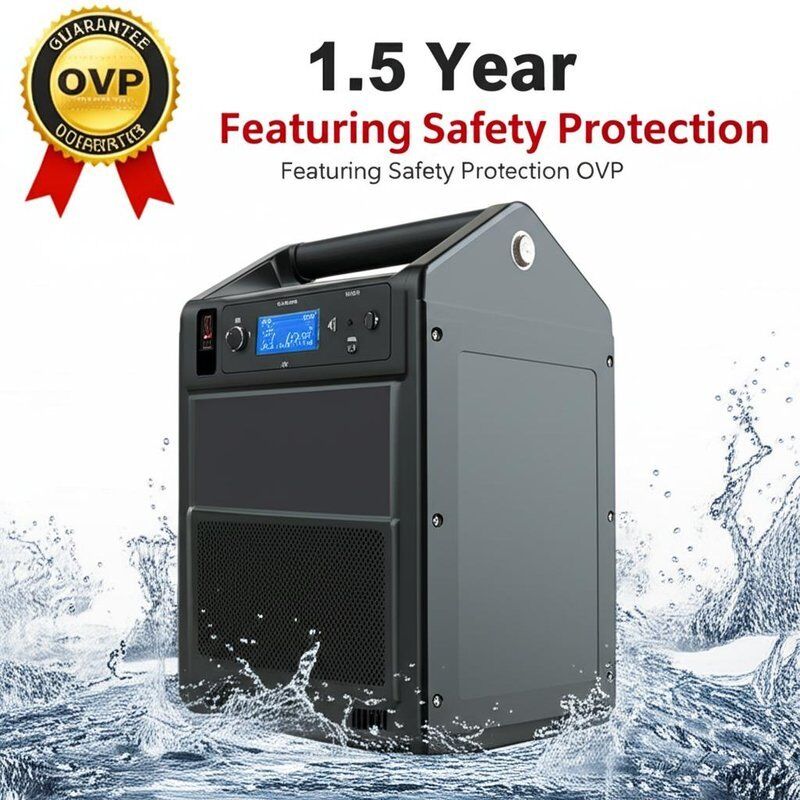 Guarantee 1.5 Year Portable Energy Storage System Featuring Safety Protection OVP Power Station Solar Generator Ideal for Remote Power Supply