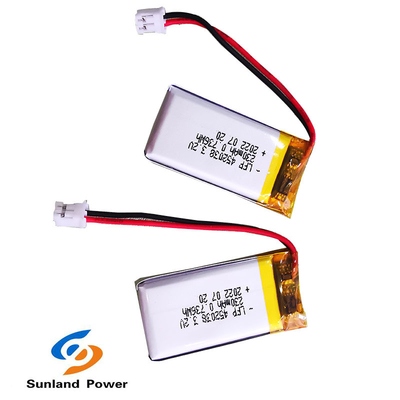 LP0452038 3.2V 230mAh Baterai Lithium Ion Polimer LiFePo4 Isi Ulang