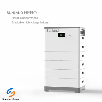 153.6V 409.6V Sistem Penyimpanan Energi Surya 7.68KWH 20.48KWH Untuk Rumah