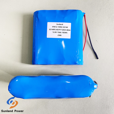 Hidup Siklus Panjang 15AH 12V LiFePO4 Baterai Paket 32140 4S1P Untuk Produk Buktinya Ledakan