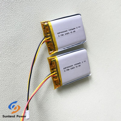Baterai lithium ion polimer yang dapat diisi ulang untuk IOT LP093040 3.7V 1000mAh