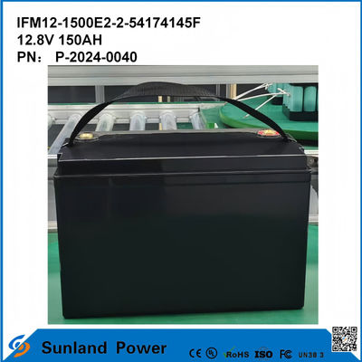 12V LiFePO4 Baterai Paket Durable Life 3-5 Tahun dengan ABS Plastic Housing Material dan tegangan nominal 12,8V