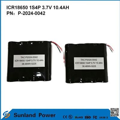 ICR 18650 1S4P Battery For A Versatile, High-Capacity Lithium Battery Solution, Memenuhi persyaratan umur baterai yang panjang untuk beberapa perangkat, Menyediakan energi yang andal untuk perangkat medis bertenaga rendah.