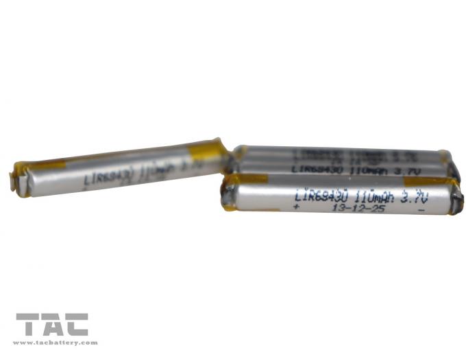 3.7V LIR68430 E-cig Baterai Besar Untuk Kit Ego Ce4