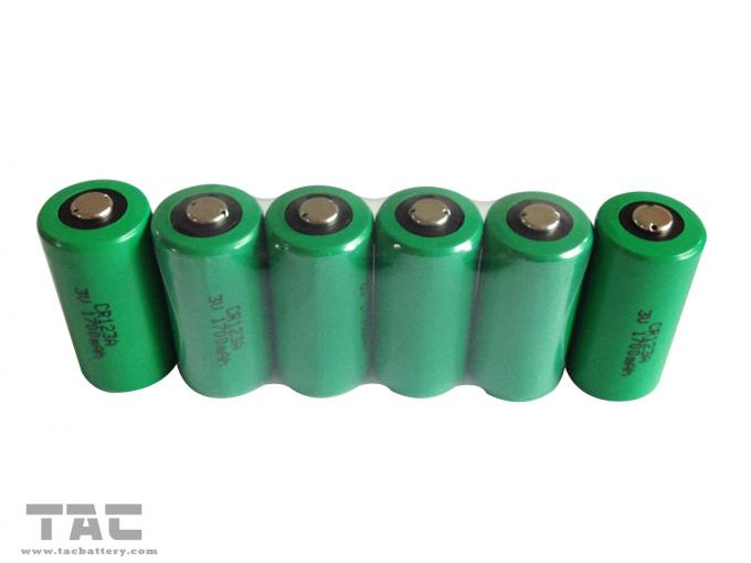 Baterai Li-Mn 3.0V CR123A 1700mAh Kapasitas Tinggi