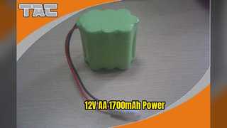 Baterai Isi Ulang NiMH 12V AA 1700mAh