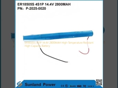 Baterai ER18505S 4S1P 14.4V 2800MAH Tahan Suhu Tinggi Berkapasitas Tinggi