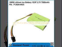 Baterai Lithium Ion 18650 1S3P 3.7V 7500mAh Paket Baterai Li-Ion