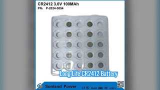 Baterai CR2412 Tahan Lama 3V 100MAH
